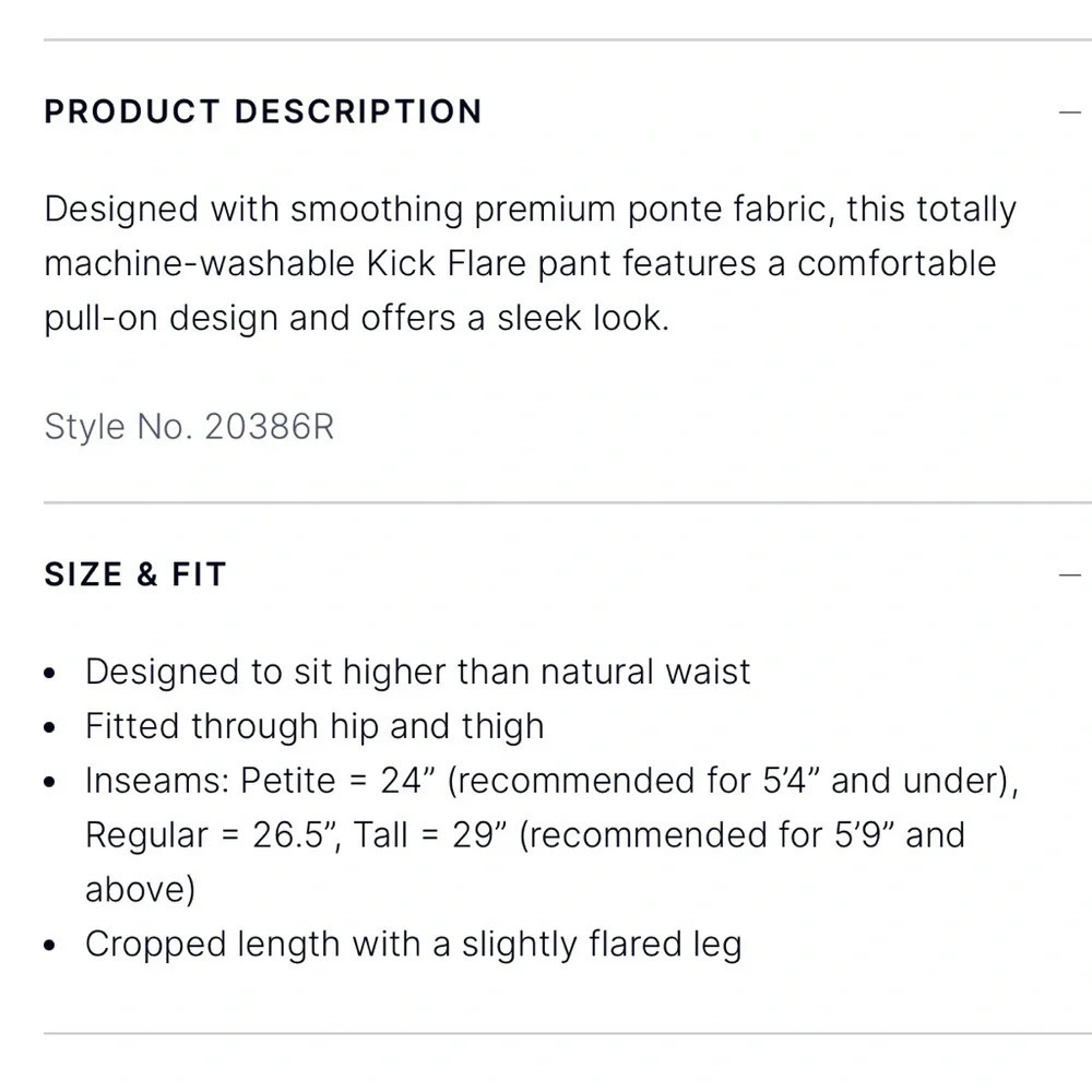 Spanx On-the-Go Kick Flare Pant Ultimate Opacity Silver Lining Technolog XL Tall - Picture 14 of 15